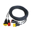 35m Hoist Power & Low Voltage Control Cable Looms - 16A Male To Female 4-PIN CEE FORM